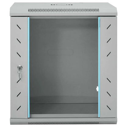 Network Cabinet with Storage Grey 53 x 45 x 60 cm Steel