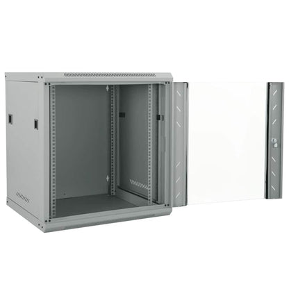 Network Cabinet with Storage Grey 53 x 60 x 60 cm Steel