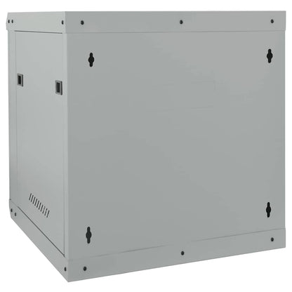 Network Cabinet with Storage Grey 53 x 60 x 60 cm Steel
