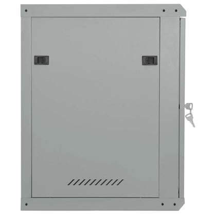 Network Cabinet with Storage Grey 53 x 60 x 60 cm Steel
