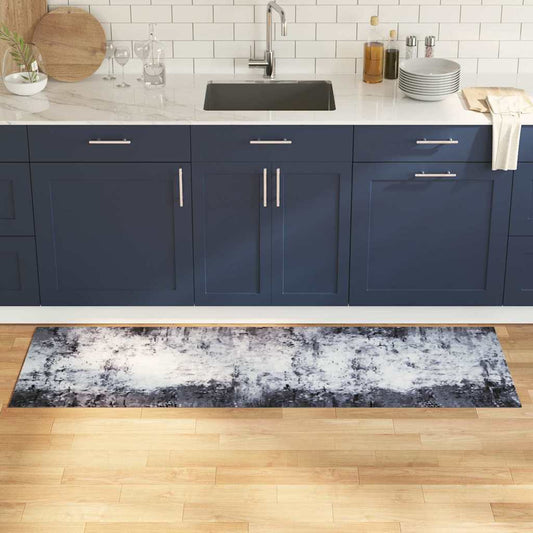 Kitchen Mat Grey 180 x 60 cm Velvet