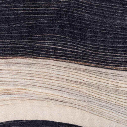 Kitchen Mat Art Deco Black 180 x 60 cm Velvet