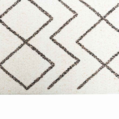Kitchen Mat White 180 x 60 cm Velvet