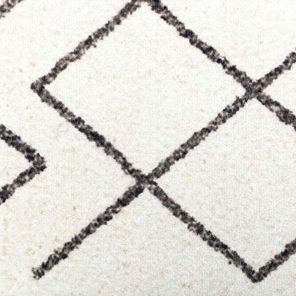 Kitchen Mat White 150 x 45 cm Velvet