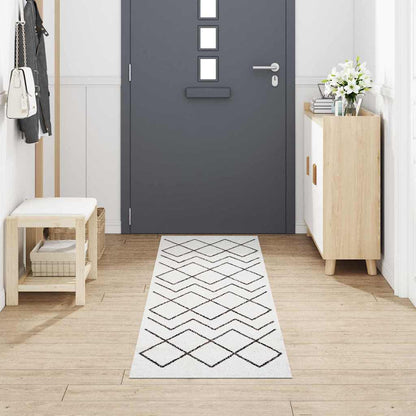 Kitchen Mat White 300 x 60 cm Velvet