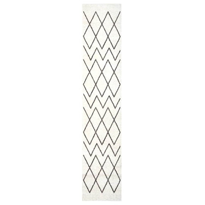 Kitchen Mat White 300 x 60 cm Velvet