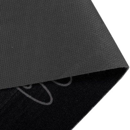 Kitchen Rug Black 150 x 45 cm Velvet