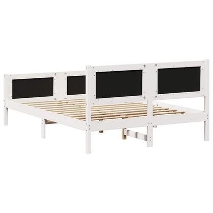 Bed Frame with Headboard Light Grey 150 x 200 cm Fabric