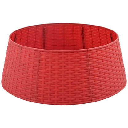 ChristmasTreeSkirt Red Ø 65 x 23 cm Plastic