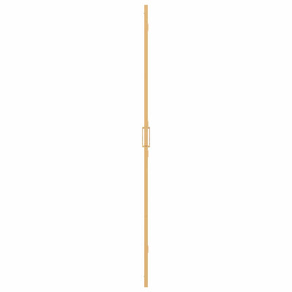 Walk-in shower wall Folding Gold and transparent 80 x 190 cm