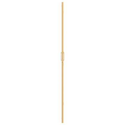 Walk-in shower wall Folding Gold and transparent 120 x 190 cm