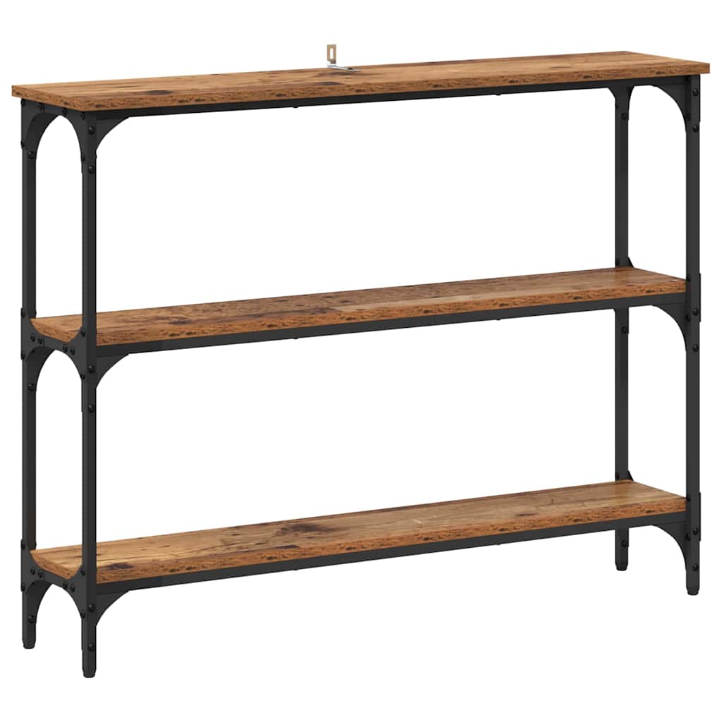 Console Table Old wood 100 x 22.5 x 75 cm Engineered Wood