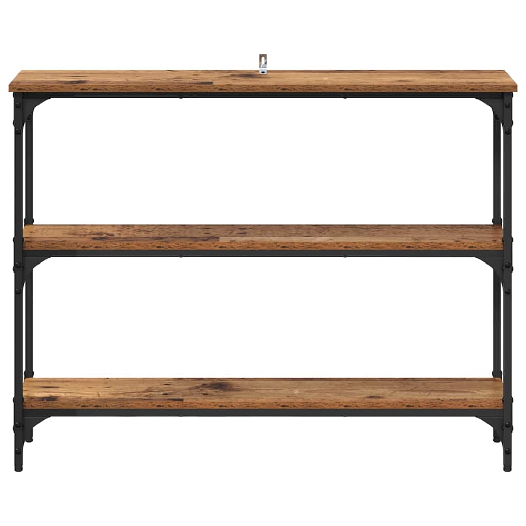 Console Table Old wood 100 x 22.5 x 75 cm Engineered Wood