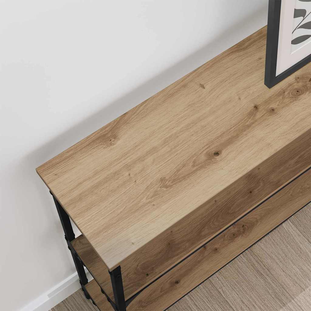 Console Table Artisan Oak 100 x 22.5 x 75 cm Engineered Wood