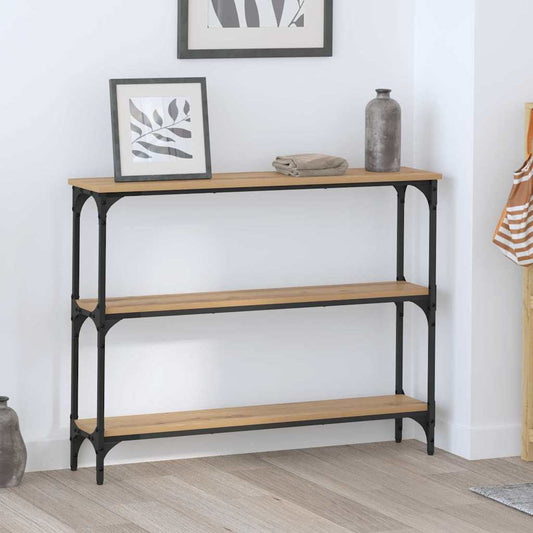 Console Table Artisan Oak 100 x 22.5 x 75 cm Engineered Wood