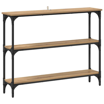 Console Table Artisan Oak 100 x 22.5 x 75 cm Engineered Wood