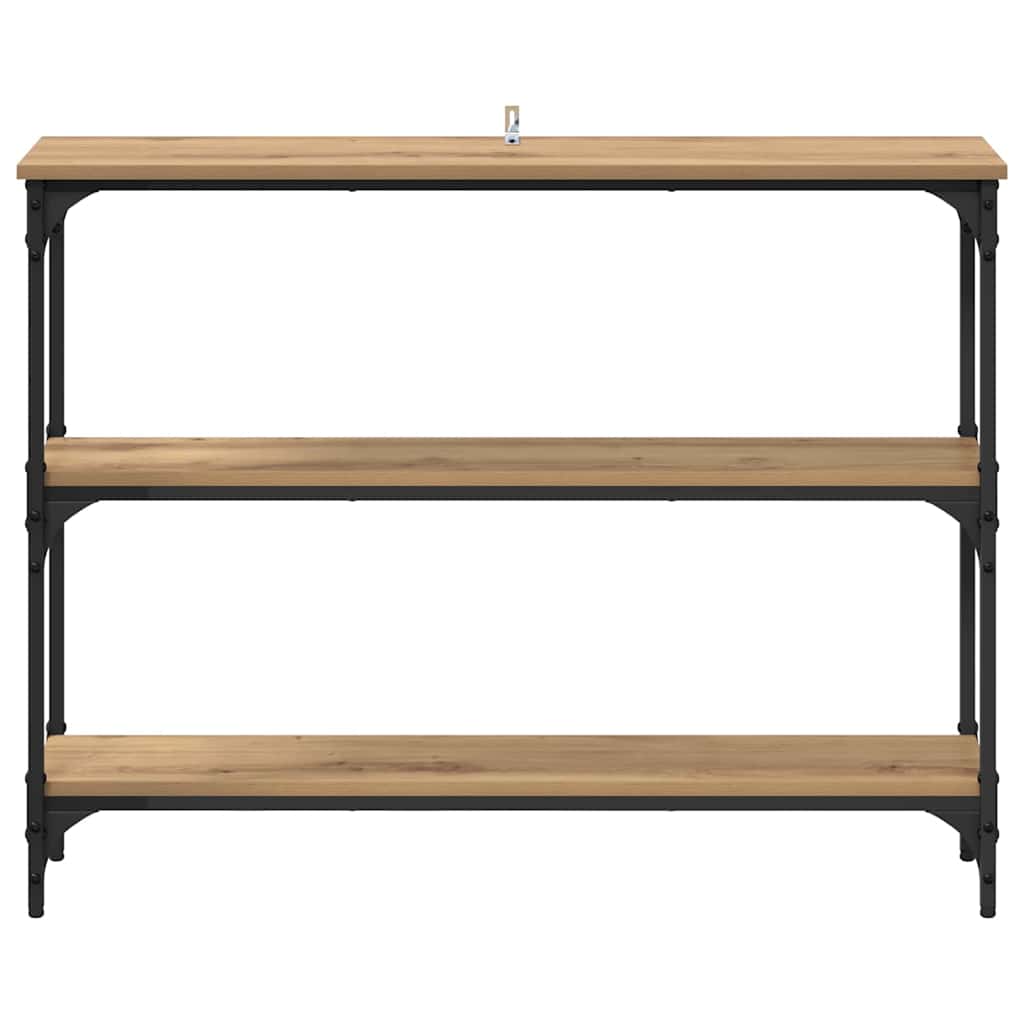 Console Table Artisan Oak 100 x 22.5 x 75 cm Engineered Wood