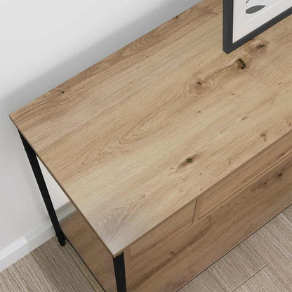 Console Table Artisan oak 100 x 34.5 x 75 cm Engineered wood