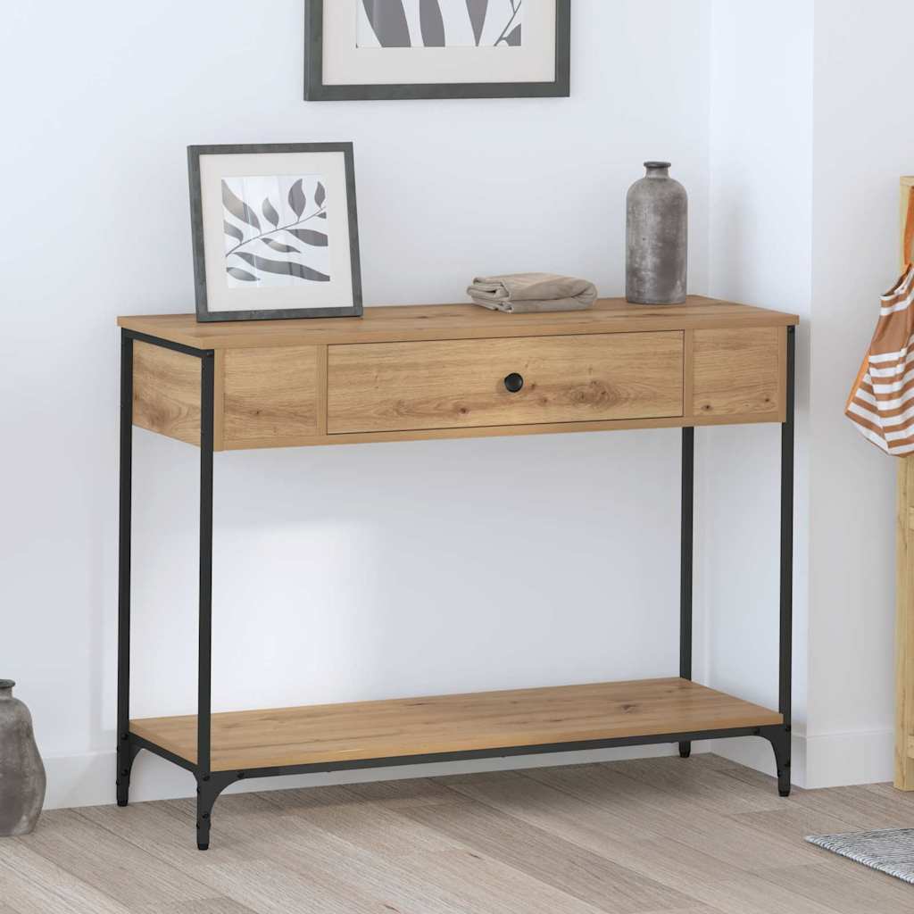 Console Table Artisan oak 100 x 34.5 x 75 cm Engineered wood