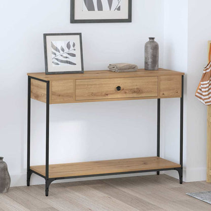 Console Table Artisan oak 100 x 34.5 x 75 cm Engineered wood