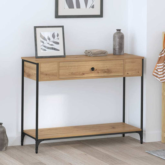 Console Table Artisan oak 100 x 34.5 x 75 cm Engineered wood