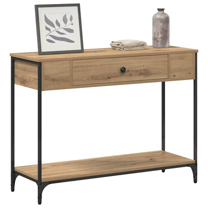 Console Table Artisan oak 100 x 34.5 x 75 cm Engineered wood