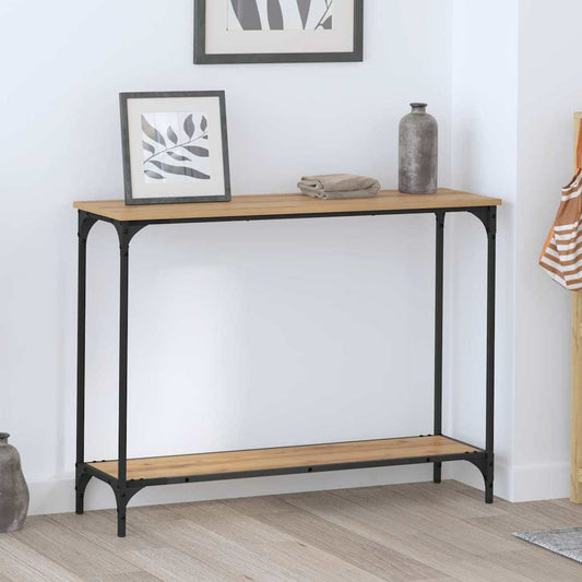 Console Table Artisan oak 101 x 30.5 x 75 cm Engineered wood