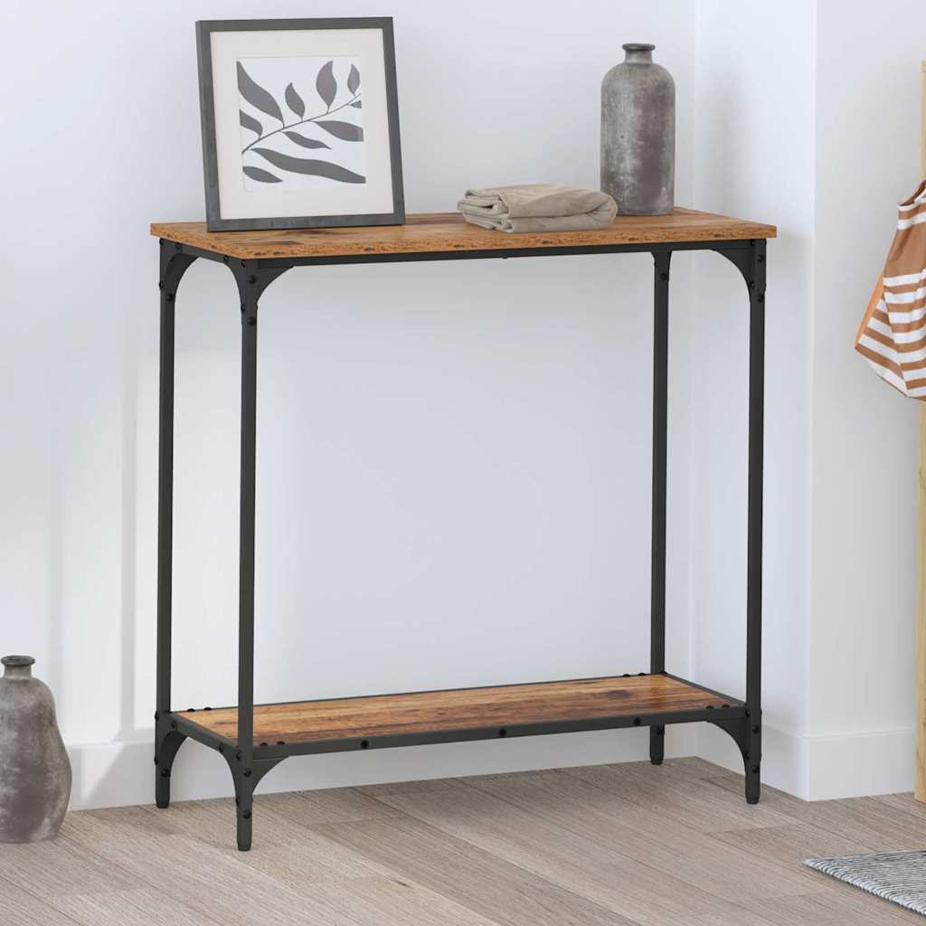 Console Table Old wood 75 x 30.5 x 75 cm Engineered wood
