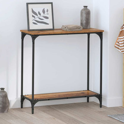 Console Table Old wood 75 x 30.5 x 75 cm Engineered wood