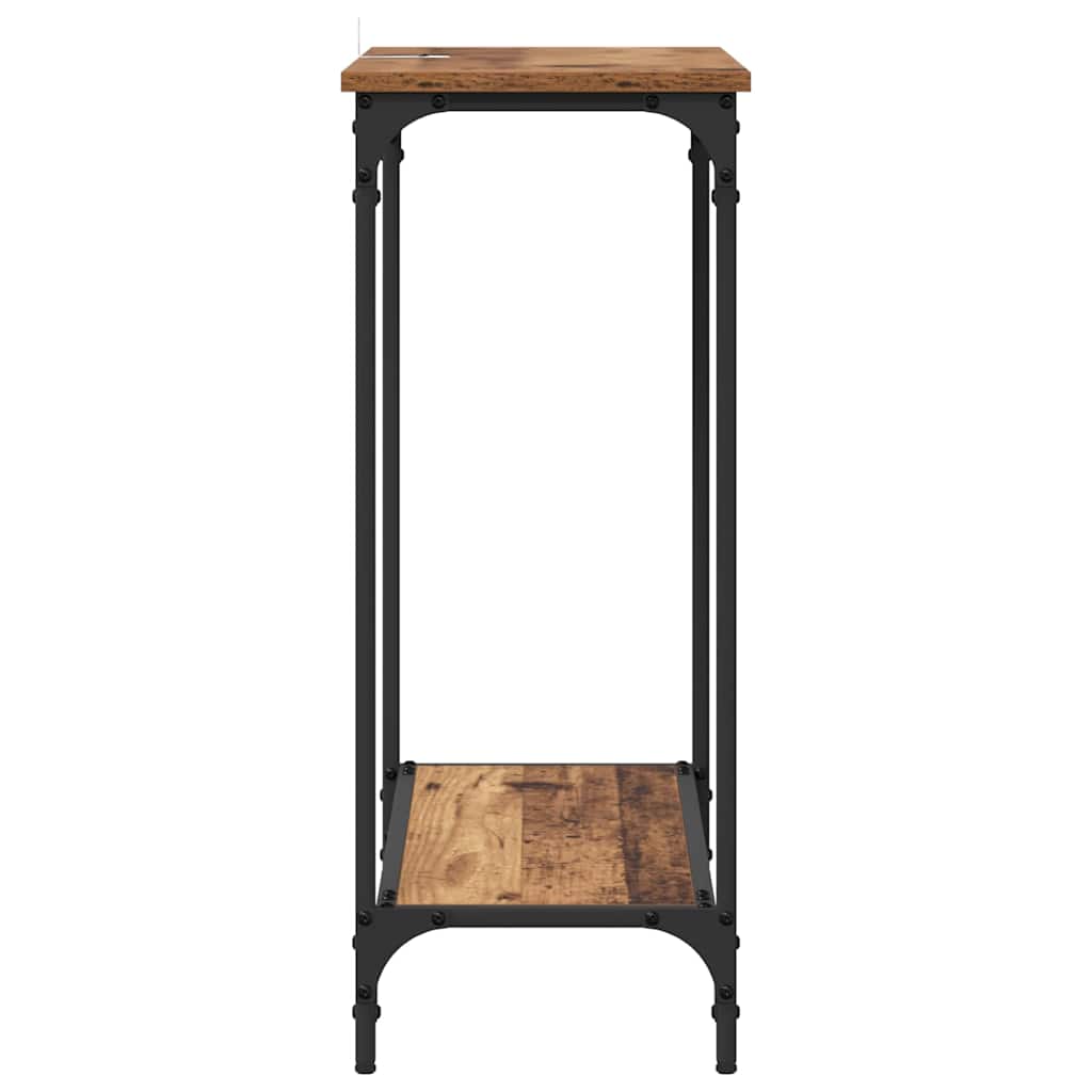 Console Table Old wood 75 x 30.5 x 75 cm Engineered wood