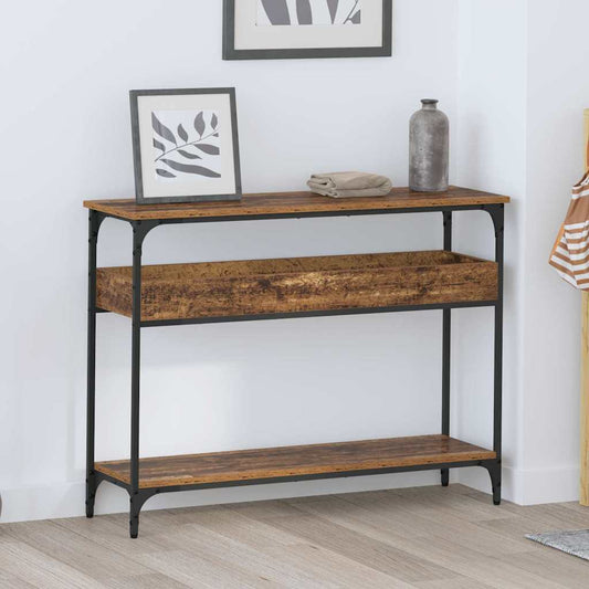 Console Table Old wood 100 x 29 x 75 cm Engineered wood
