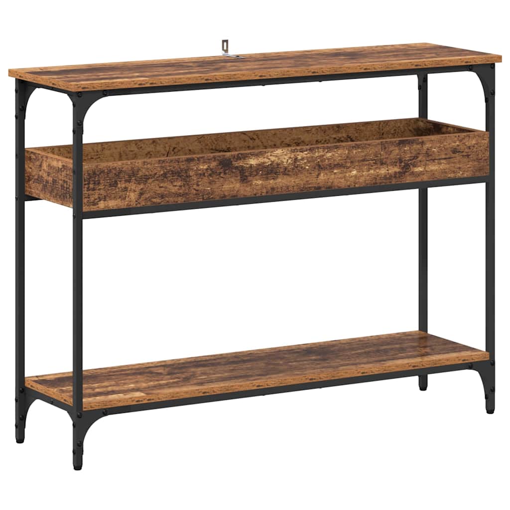 Console Table Old wood 100 x 29 x 75 cm Engineered wood
