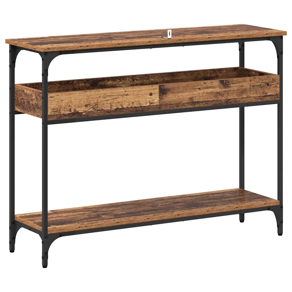Console Table Old wood 100 x 29 x 75 cm Engineered wood