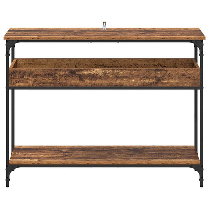 Console Table Old wood 100 x 29 x 75 cm Engineered wood