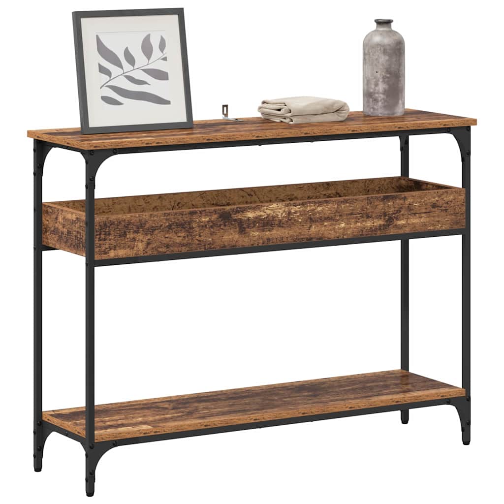 Console Table Old wood 100 x 29 x 75 cm Engineered wood