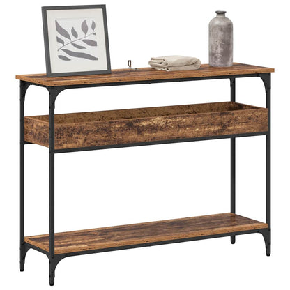 Console Table Old wood 100 x 29 x 75 cm Engineered wood