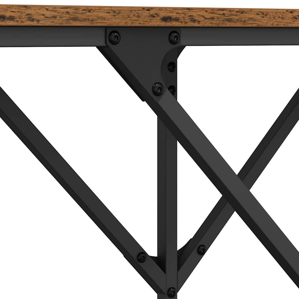 Console Table Old Wood 140 x 29 x 75 cm Engineered Wood