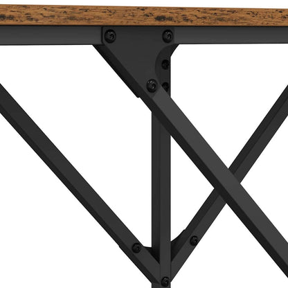 Console Table Old Wood 140 x 29 x 75 cm Engineered Wood