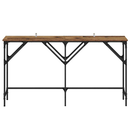 Console Table Old Wood 140 x 29 x 75 cm Engineered Wood