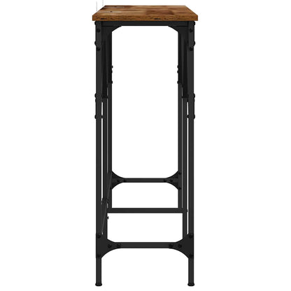 Console Table Old Wood 140 x 29 x 75 cm Engineered Wood