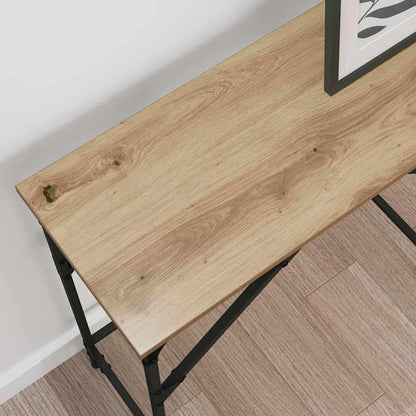 Console Table Artisan oak 140 x 29 x 75 cm Engineered Wood