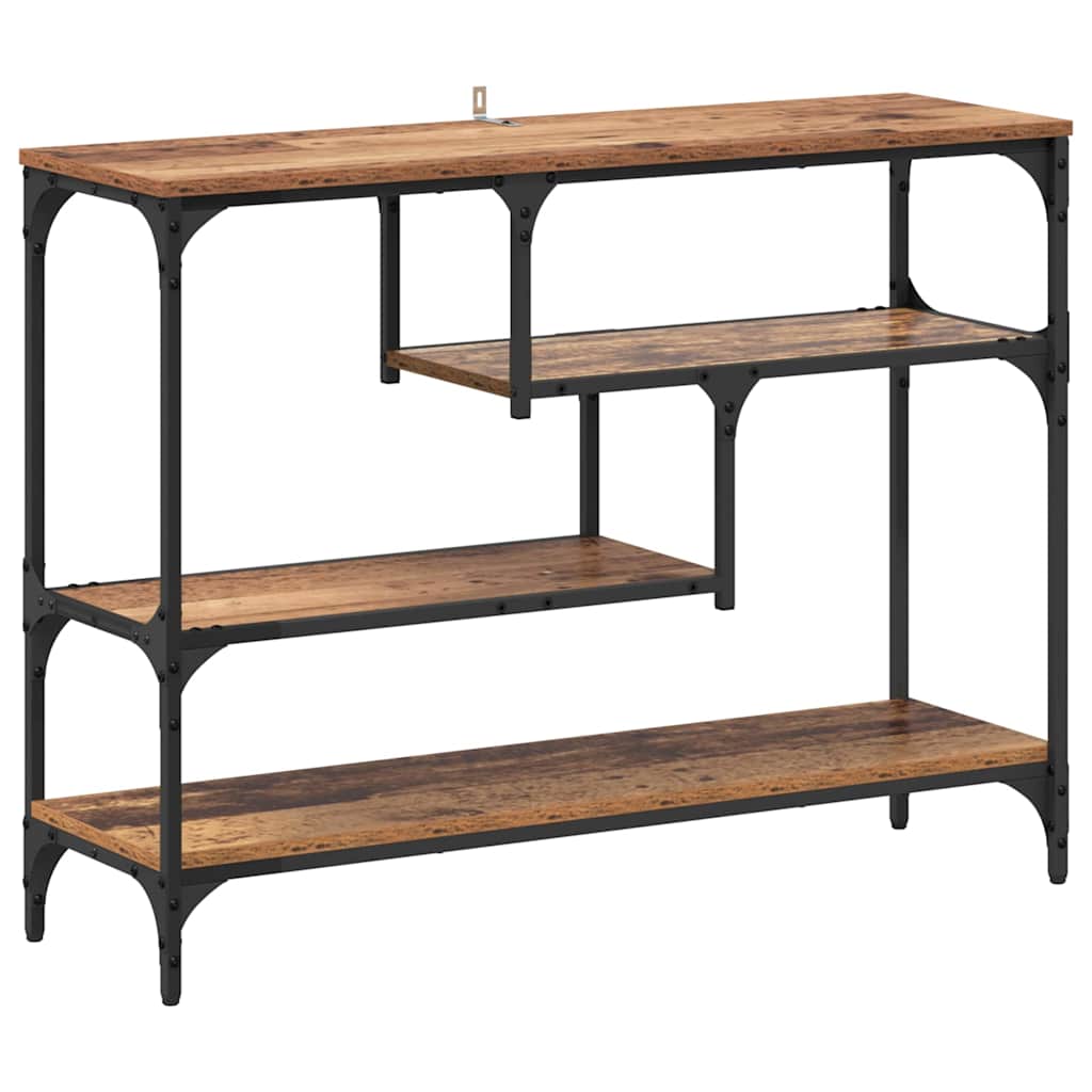 Console Table Old wood 100 x 30 x 75 cm Engineered wood