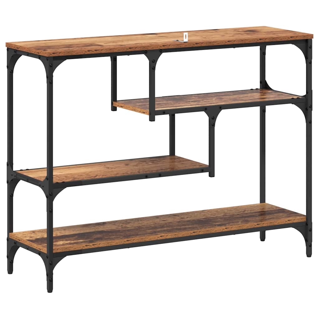 Console Table Old wood 100 x 30 x 75 cm Engineered wood