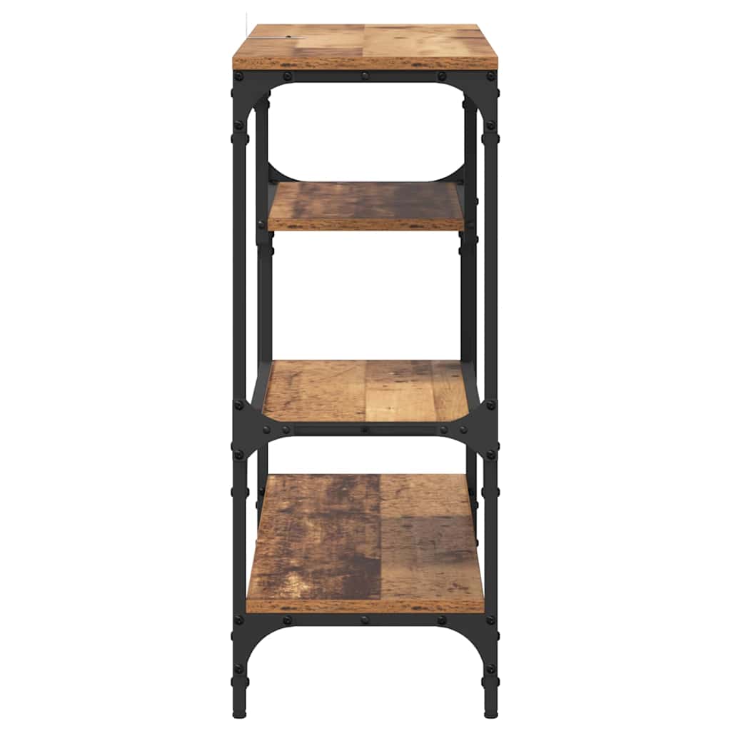 Console Table Old wood 100 x 30 x 75 cm Engineered wood