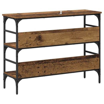 Console Table Old wood 100 x 32 x 75 cm Engineered wood