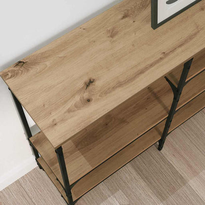 Console Table Artisan oak 160 x 29 x 80 cm Engineered wood