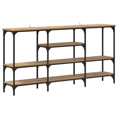 Console Table Artisan oak 160 x 29 x 80 cm Engineered wood