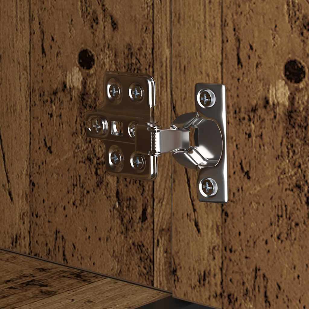 Bathroom Furniture Set with Shelf Old Wood 35 x 37.5 x 100 cm