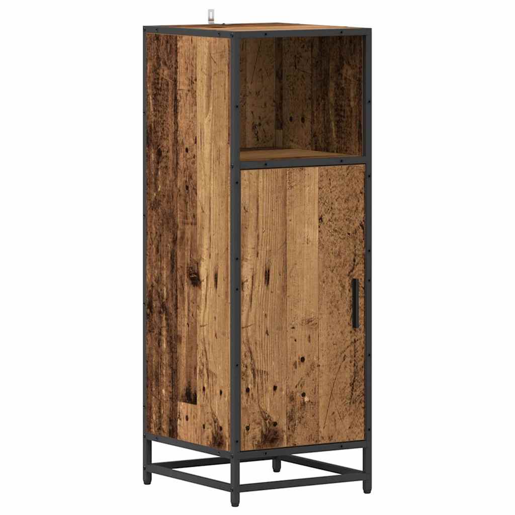 Bathroom Furniture Set with Shelf Old Wood 35 x 37.5 x 100 cm