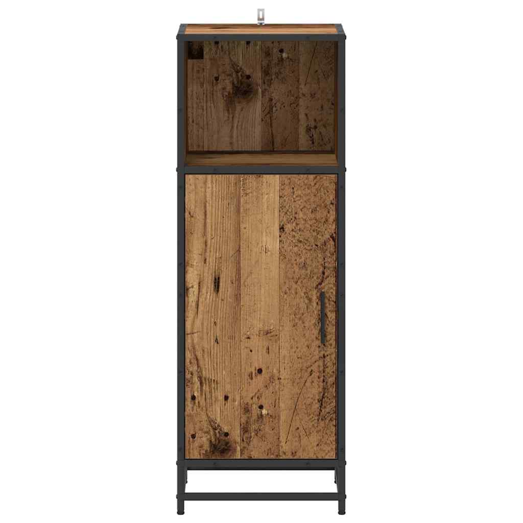 Bathroom Furniture Set with Shelf Old Wood 35 x 37.5 x 100 cm